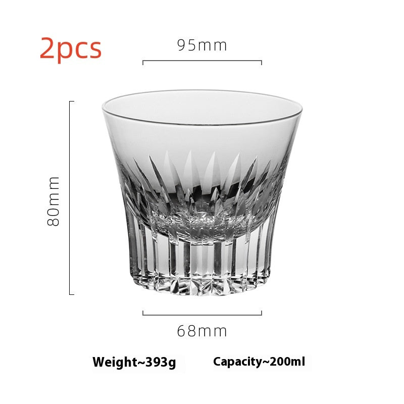 Household Whiskey Crystal Glass
