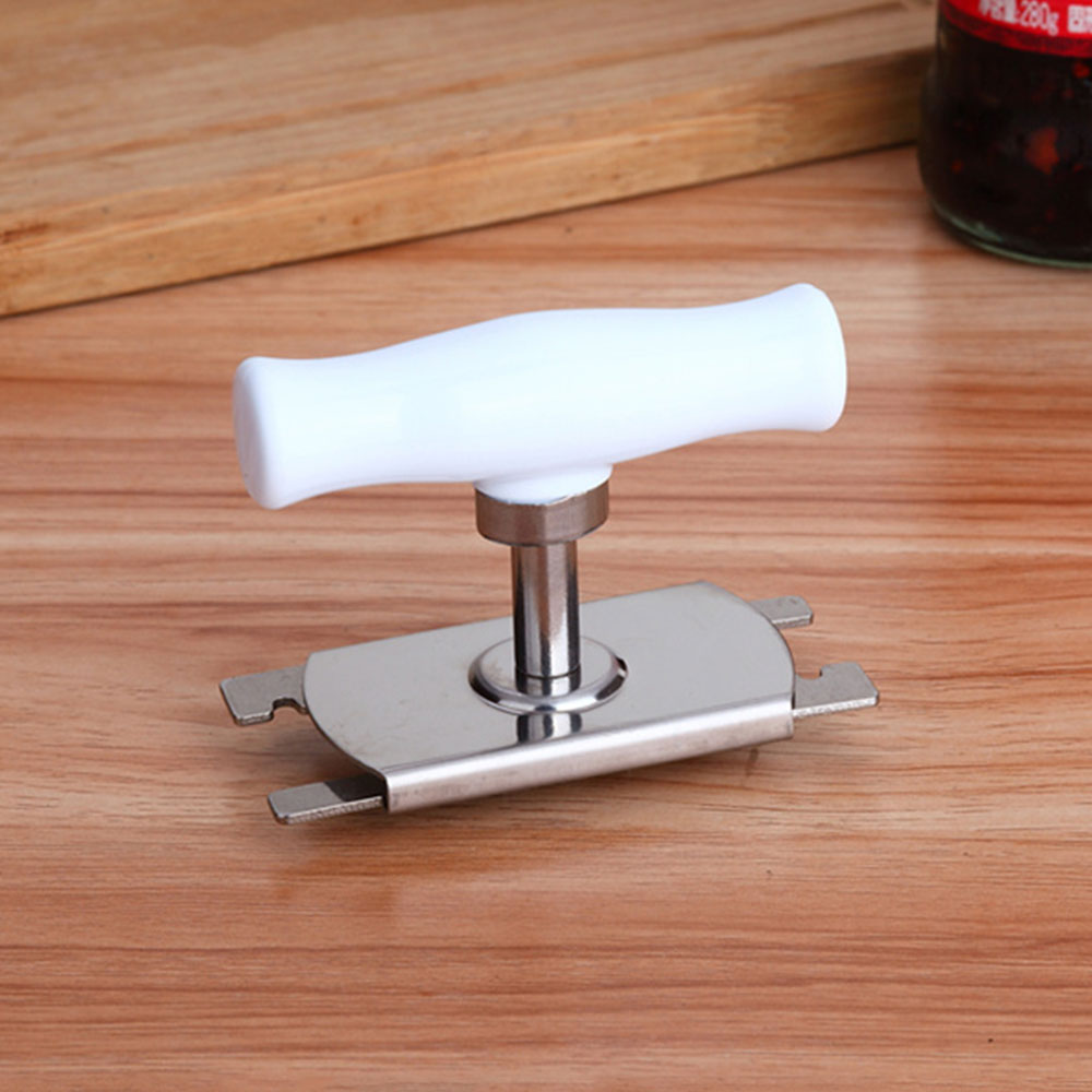 Stainless Steel Adjustable Manual Screw Cap Bottle Opener