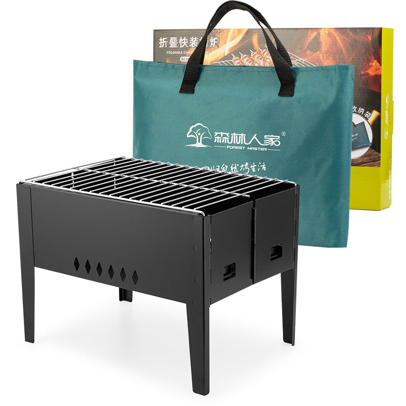 Outdoor BBQ Grill Clip Basket