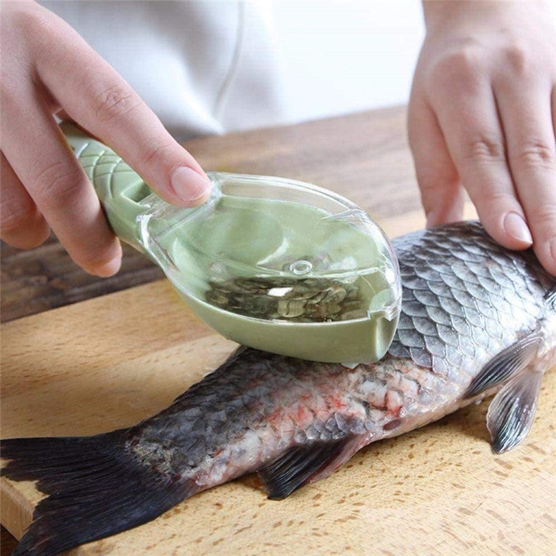 Fish Scale Scraper Brush With Quick Disassembly Design