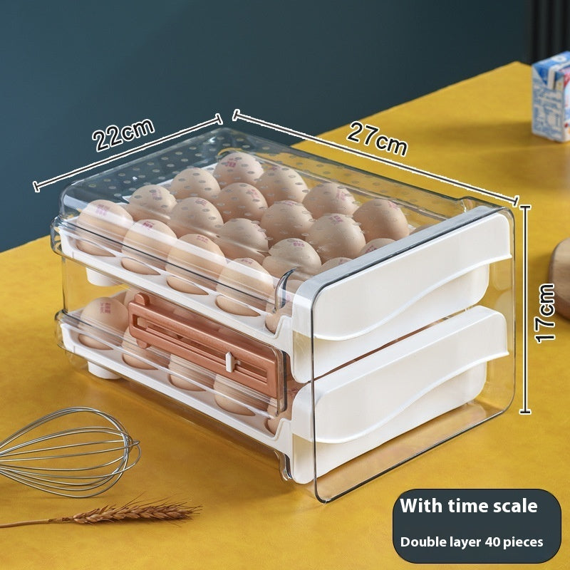 Kitchen Refrigerator Drawer Storage Box