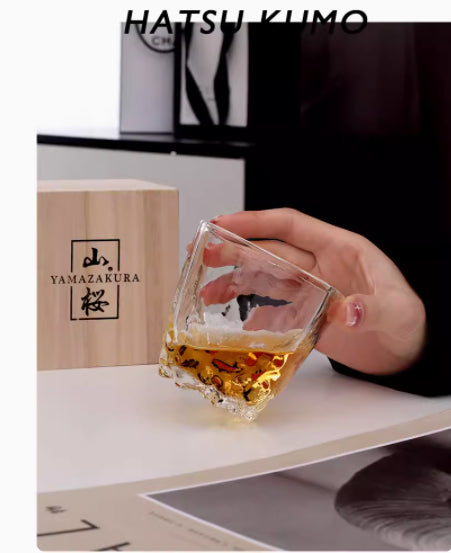 Whiskey Four Square Crystal Glass