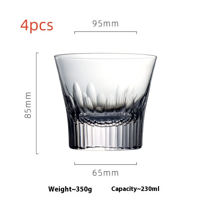 Household Whiskey Crystal Glass