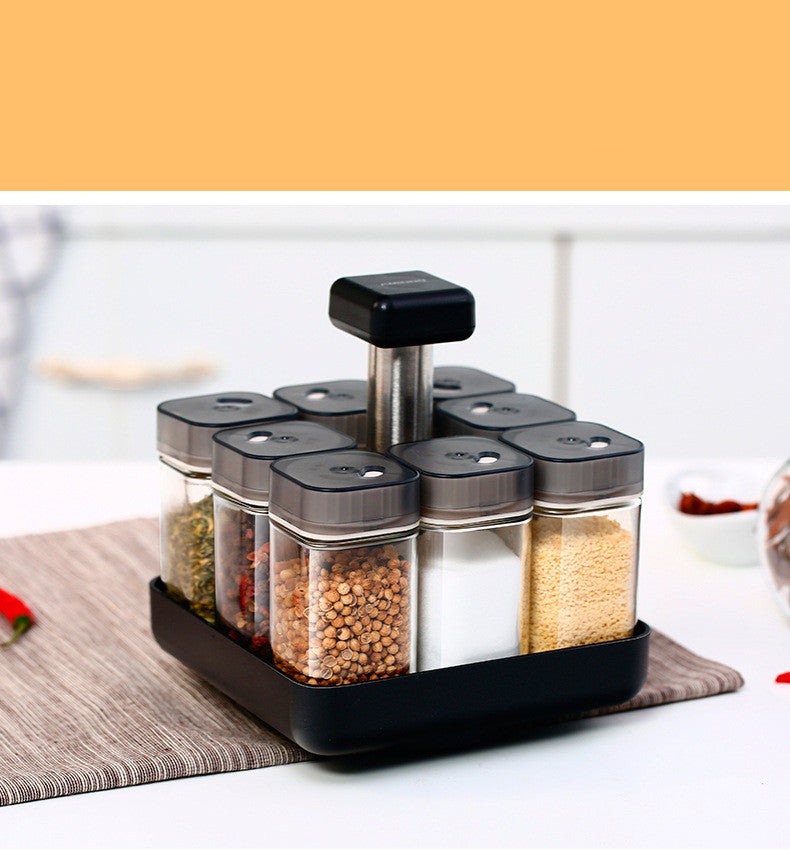 Spice Jar Glass Organizer