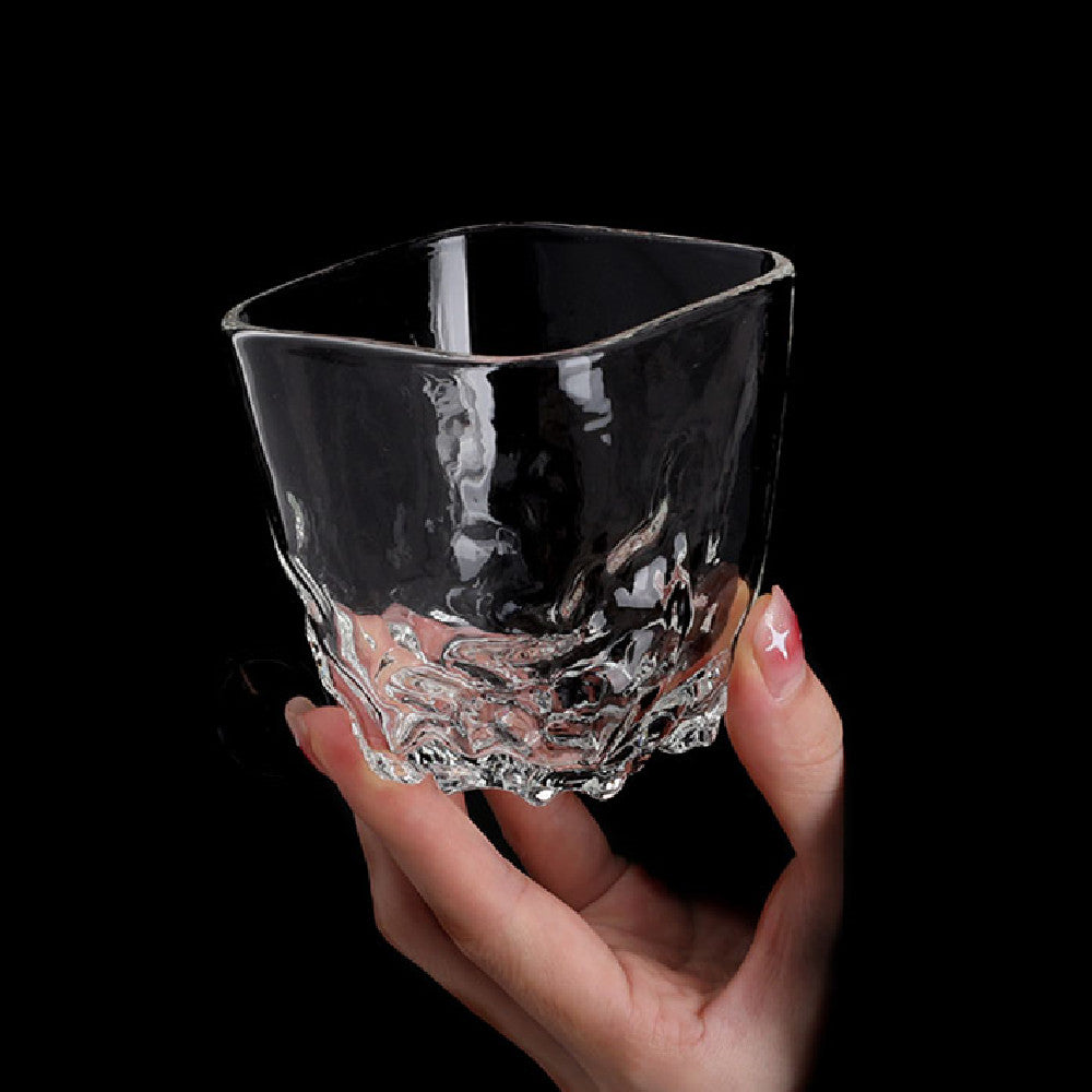 Whiskey Four Square Crystal Glass