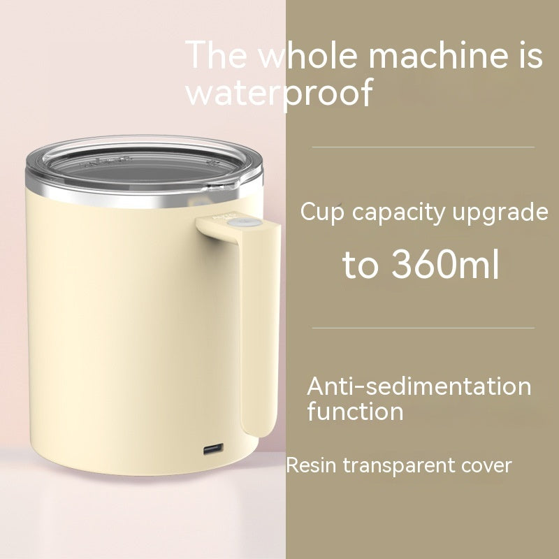 Portable Smart Automatic Magnetic Coffee Cup With Rechargeable Stirrer