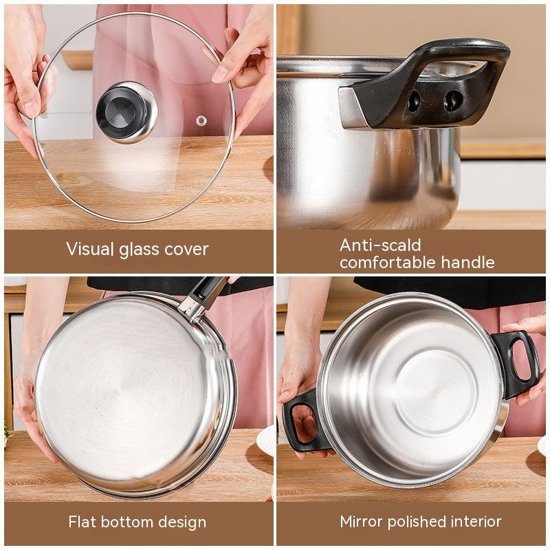 Stainless Steel Pot Set With Kettle