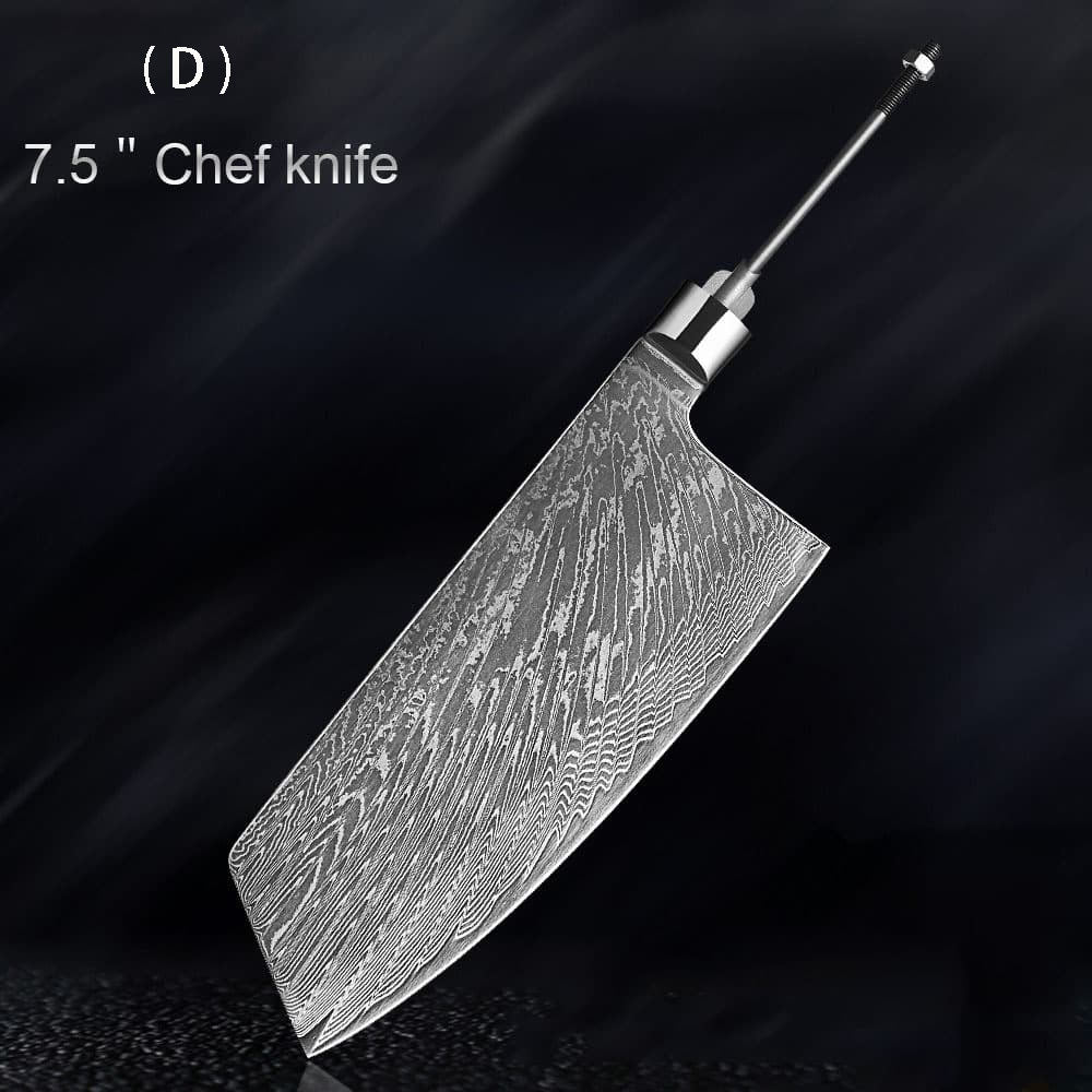 Damascus Embryo High Hardness Kitchen Knives