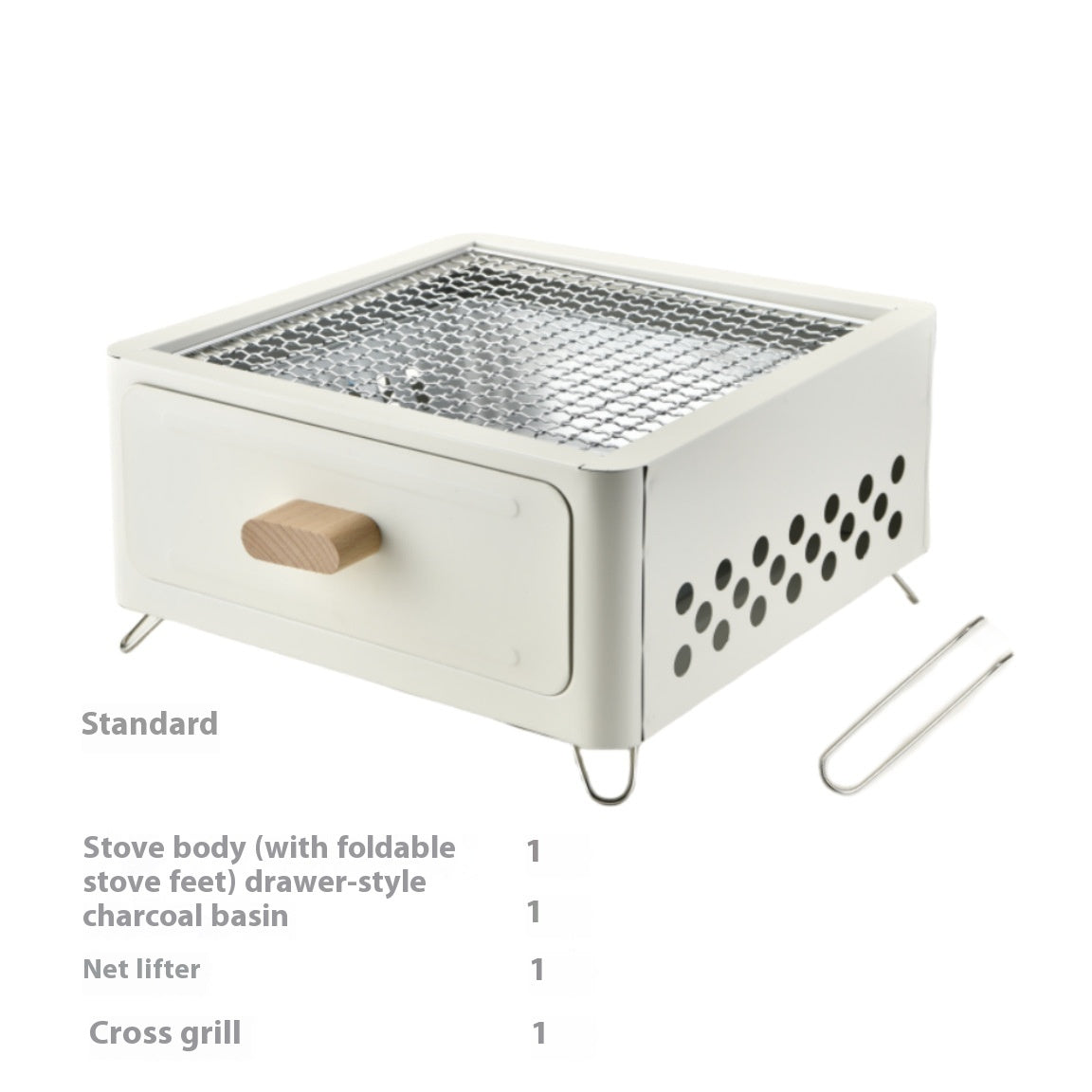 Square Barbecue Outdoor Barbecue Grill