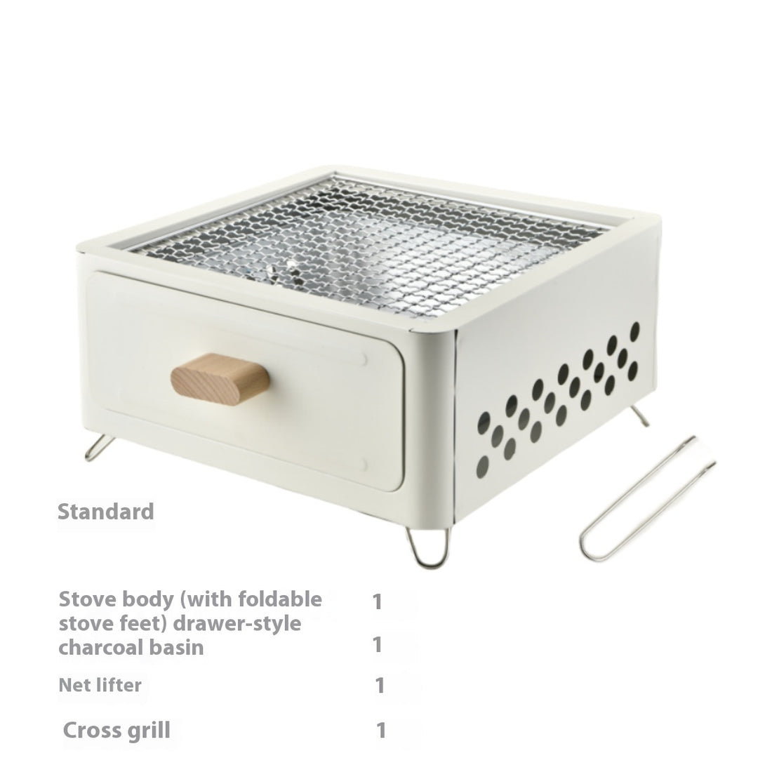Square Barbecue Outdoor Barbecue Grill