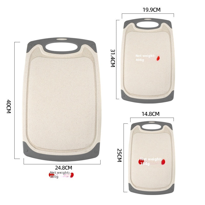 Wheat Straw Double-sided Cutting Board
