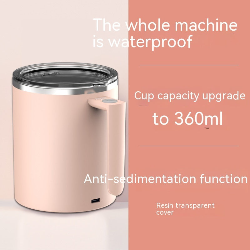 Portable Smart Automatic Magnetic Coffee Cup With Rechargeable Stirrer