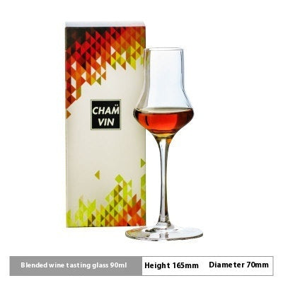 Small Whiskey Tall Crystal Glass