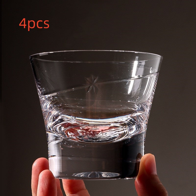 Household Whiskey Crystal Glass