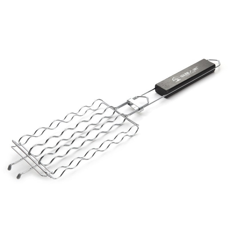 Outdoor BBQ Grill Clip Basket