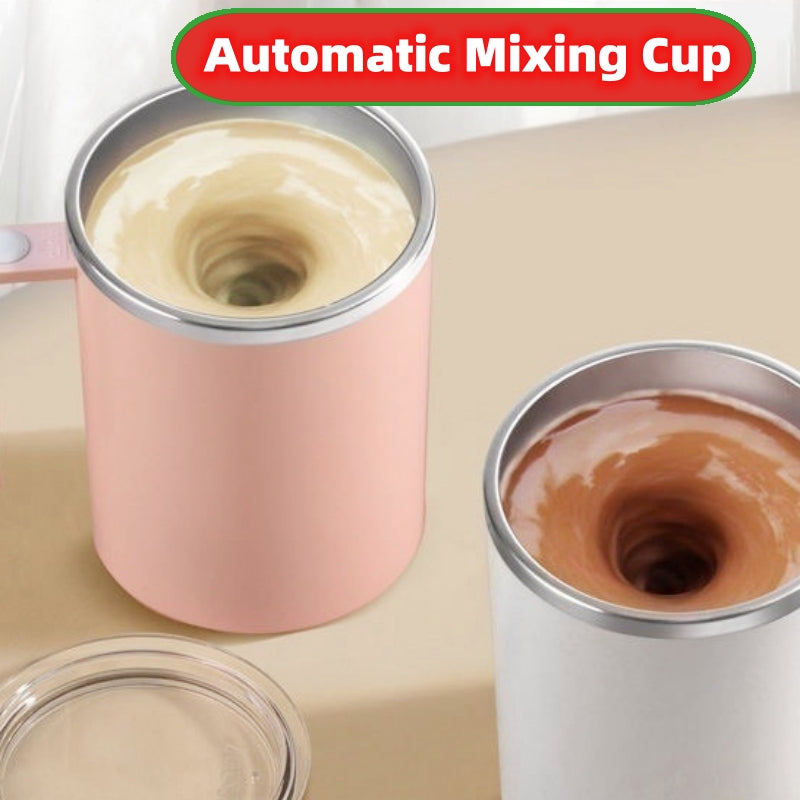 Portable Smart Automatic Magnetic Coffee Cup With Rechargeable Stirrer