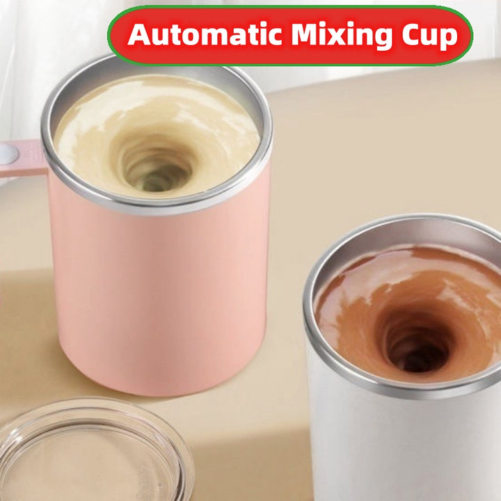 Portable Smart Automatic Magnetic Coffee Cup With Rechargeable Stirrer