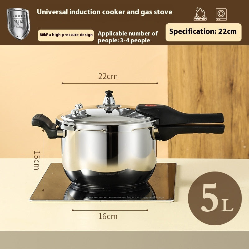 Household Double Bottom Universal Pressure Cooker