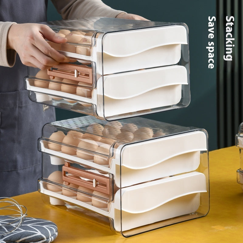 Kitchen Refrigerator Drawer Storage Box