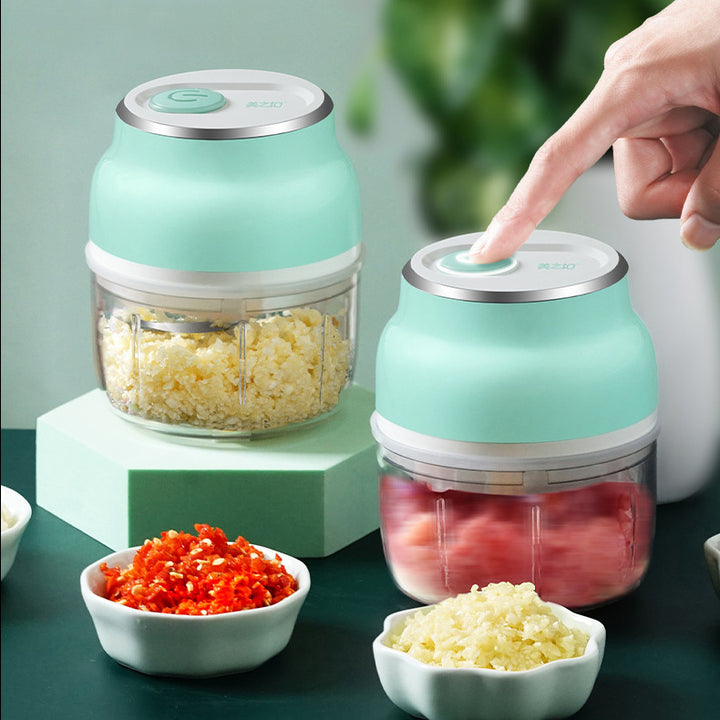 Portable Electric Mini Food Chopper For Garlic Vegetables Meat