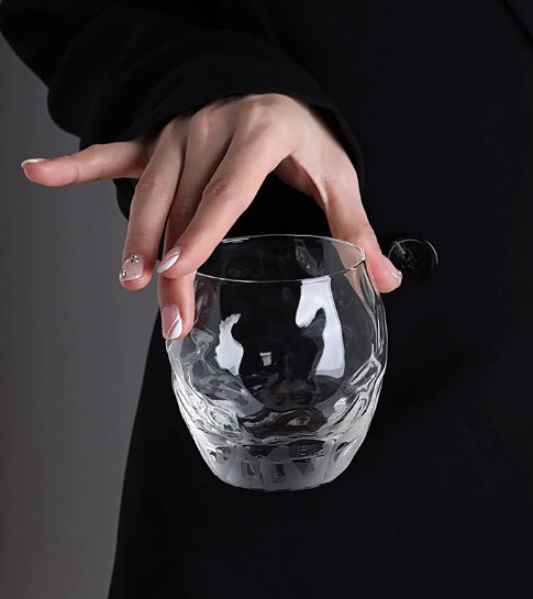 Crystal Hand Carved Glass Whisky Glass