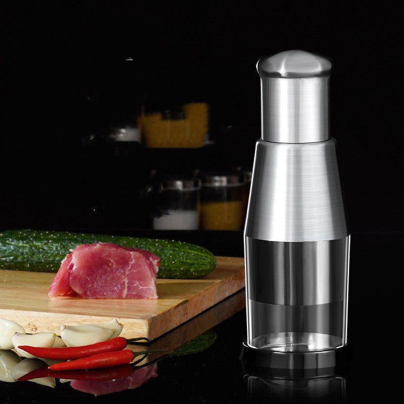 Manual Garlic Crusher And Vegetable Chopper Kitchen Tool
